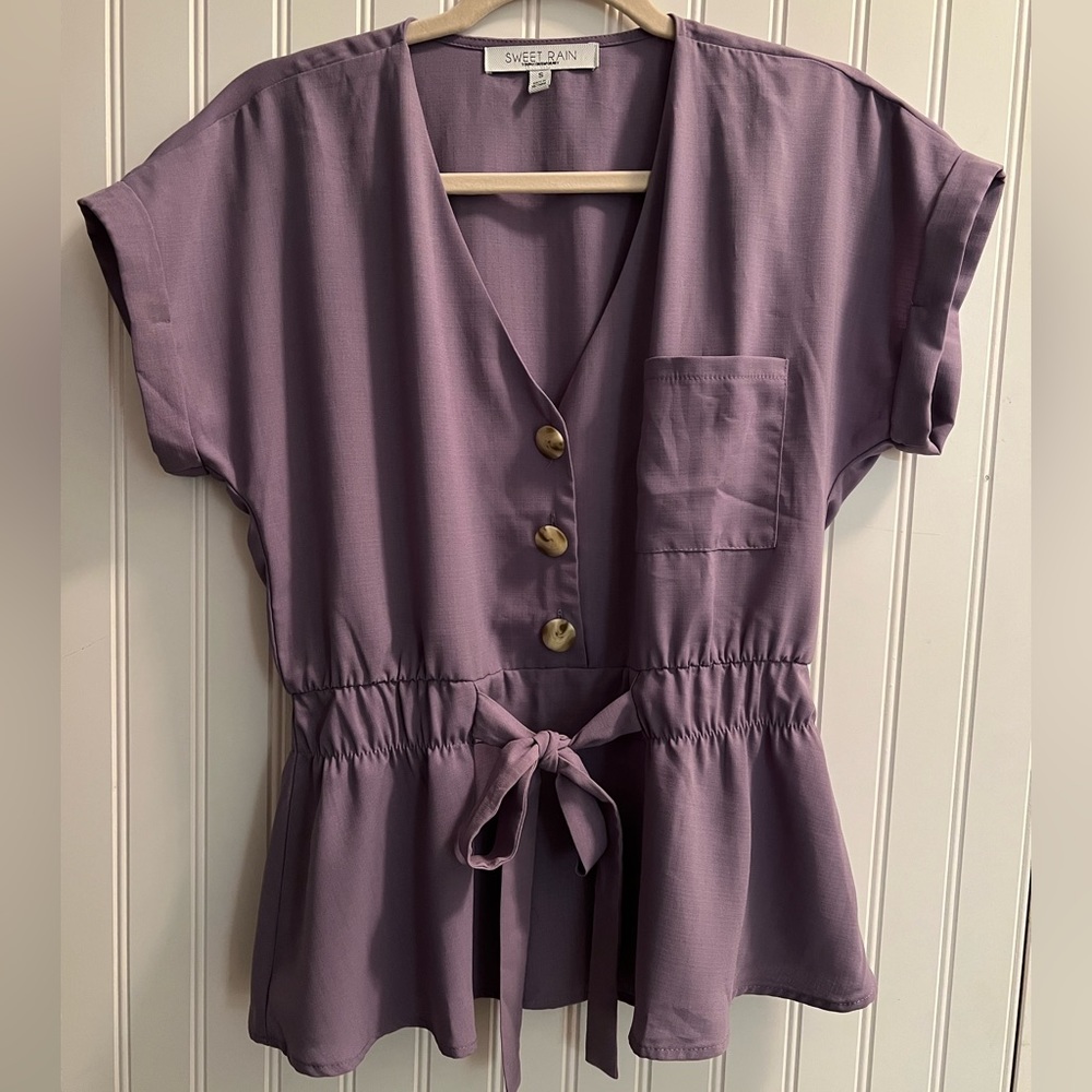 Purple Sweet Rain Shirt Size Small